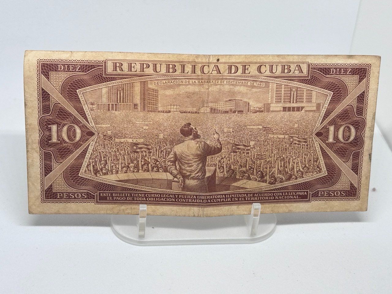 Banconote: 10 Pesos Cubani 1964 – Usato da Giubiasco venduto da LorisVale 1