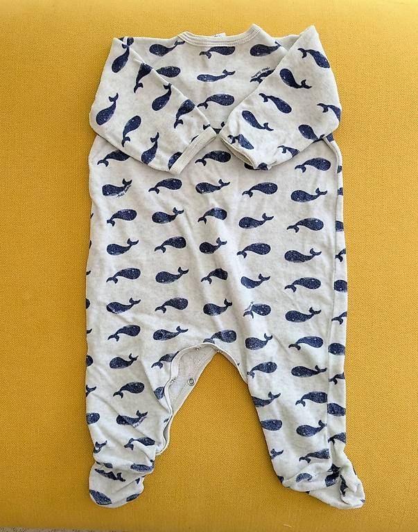 Petit Bateau Pigiama & Simili: Petit Bateau Pyjama mit Füssen  Gr. 68 – Usato da Zürich venduto da crem8 1