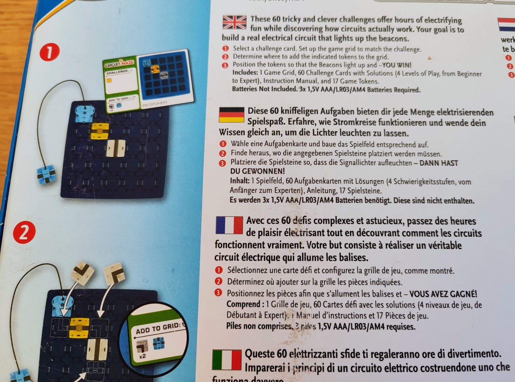 Giochi: ThinkFun Circuit Maze – Jeu de logique électronique – Usato da Carouge GE venduto da for_8yym 3