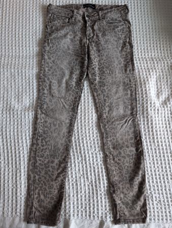 Cimarron Leopard Print Skinny Jeans Women's 27