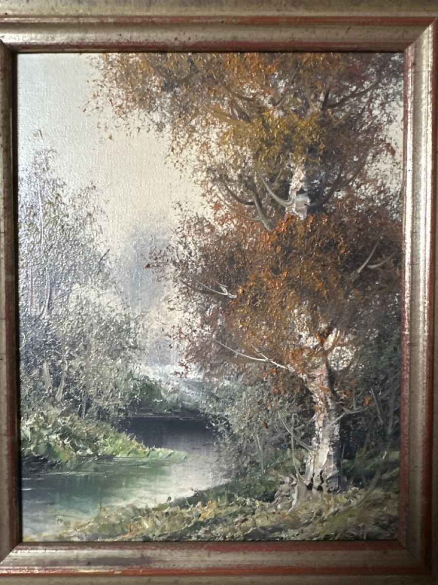 Dipinti: Gemälde, Landschaft, Bäume – Usato da Arisdorf venduto da Thor63 1