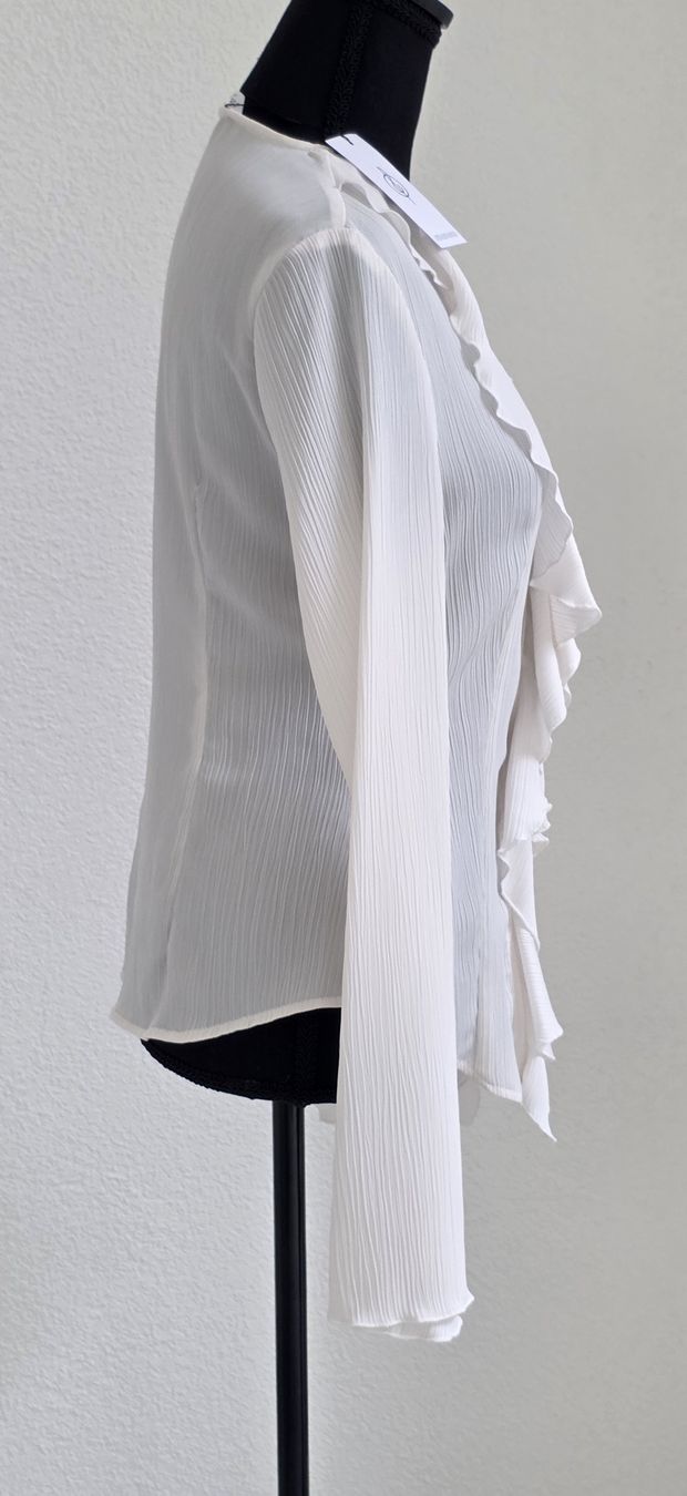Stradivarius Camicette: Stradivarius Bluse mit Rüschen, Grösse M,Neu mit Etiketten – Nuovo e nell'imballaggio originale da Rheinsulz venduto da Gilea 2