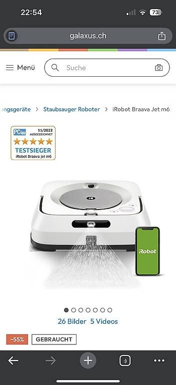Aspirapolveri & Accessori: Wischroboter iRobot Braava Jet m6  – Usato da Dietlikon venduto da venxb 4