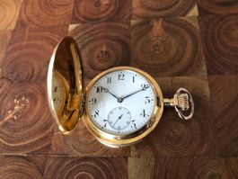 Montre de poche répétition à minutes Suisse Or 18k