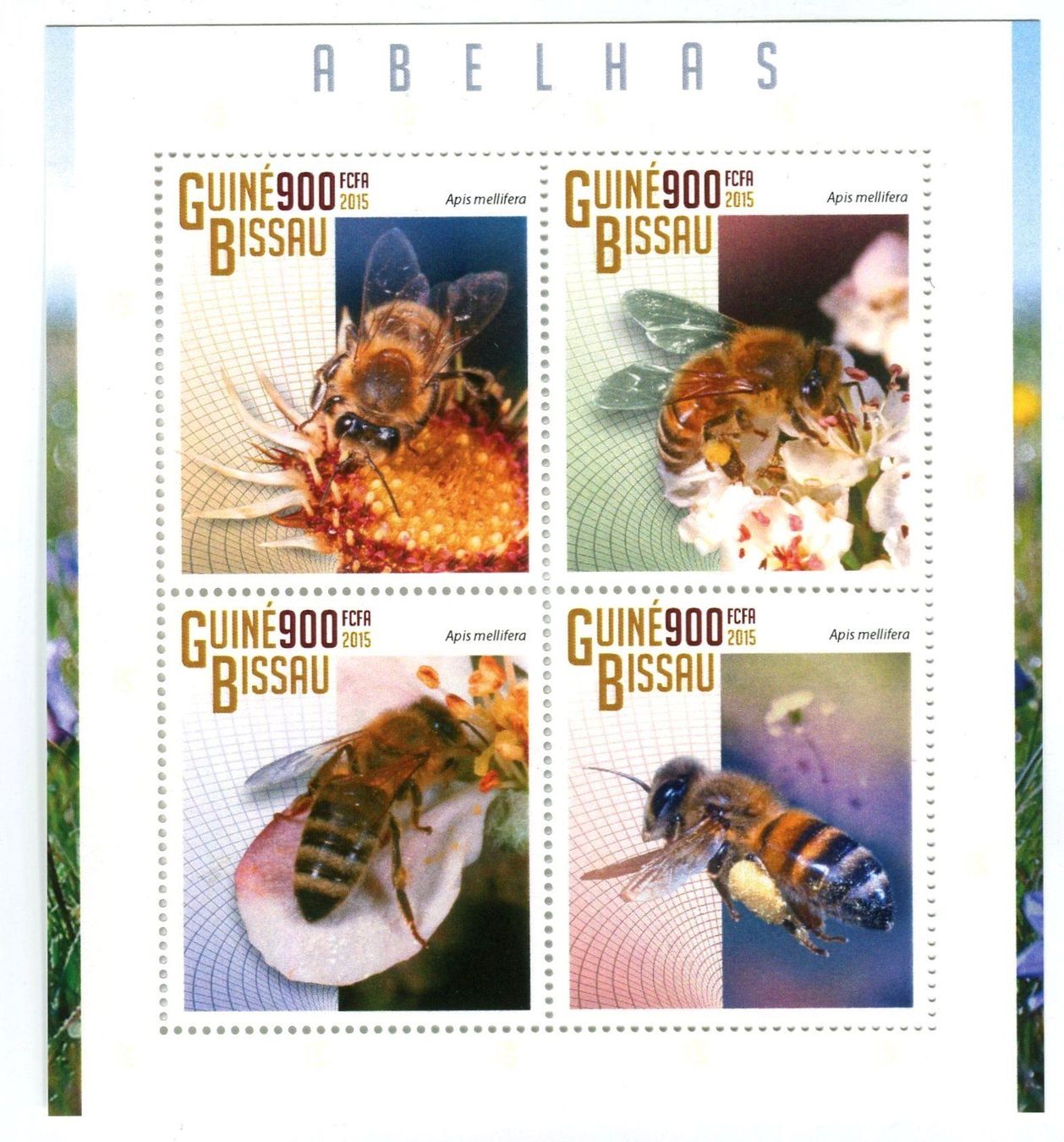 Alle Briefmarken: Block "Bienen". Guinea-Bissau – Neu und originalverpackt aus Basel von Butsch5