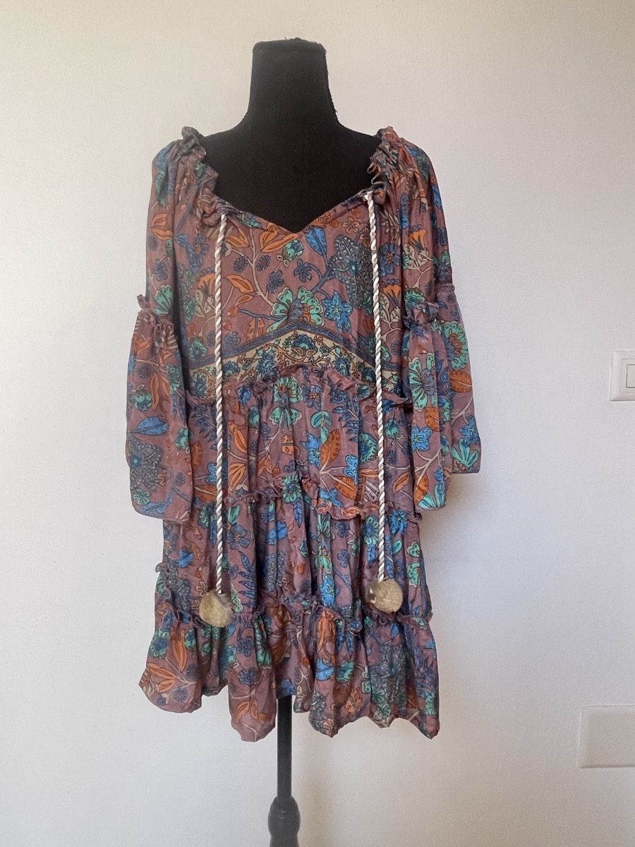 Vestiti: Boho Minikleid / Tunika mit Seide – Nuovo (secondo la descrizione) da Sigriswil venduto da ck56 7