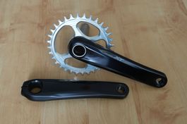 Kurbel Shimano XT 170mm mit Garbaruk Kettenblatt