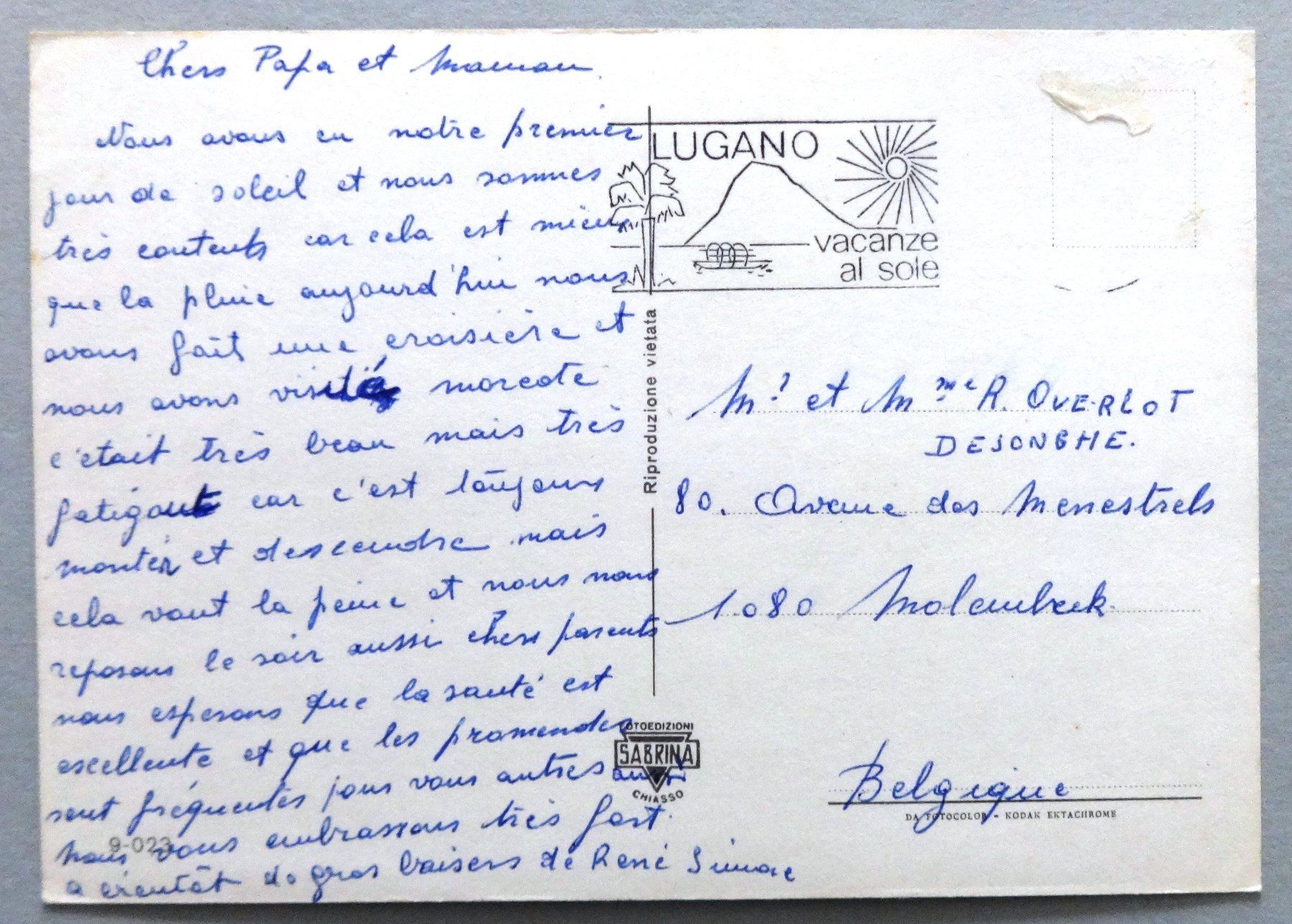 Cartoline postali: Morcote - Lago di Lugano – Difettoso da Fétigny venduto da Billy2miny 1