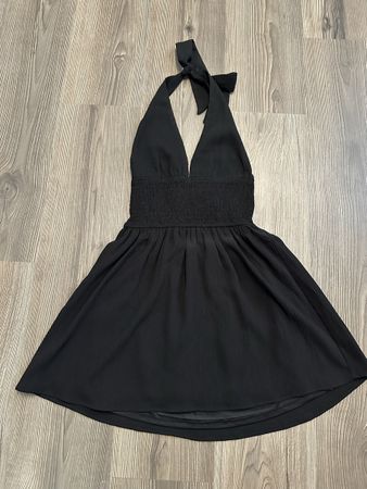 Sommerkleid schwarz Gr. XS Bershka 