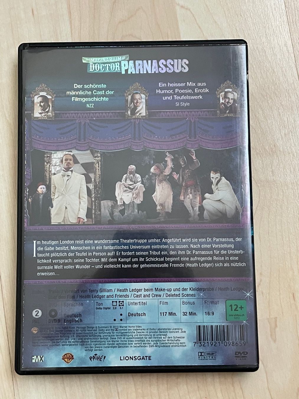 Alle DVDs: Das Kabinett des Doktor Parnassus DVD – Gebraucht aus Zwingen von veilchen_123 1