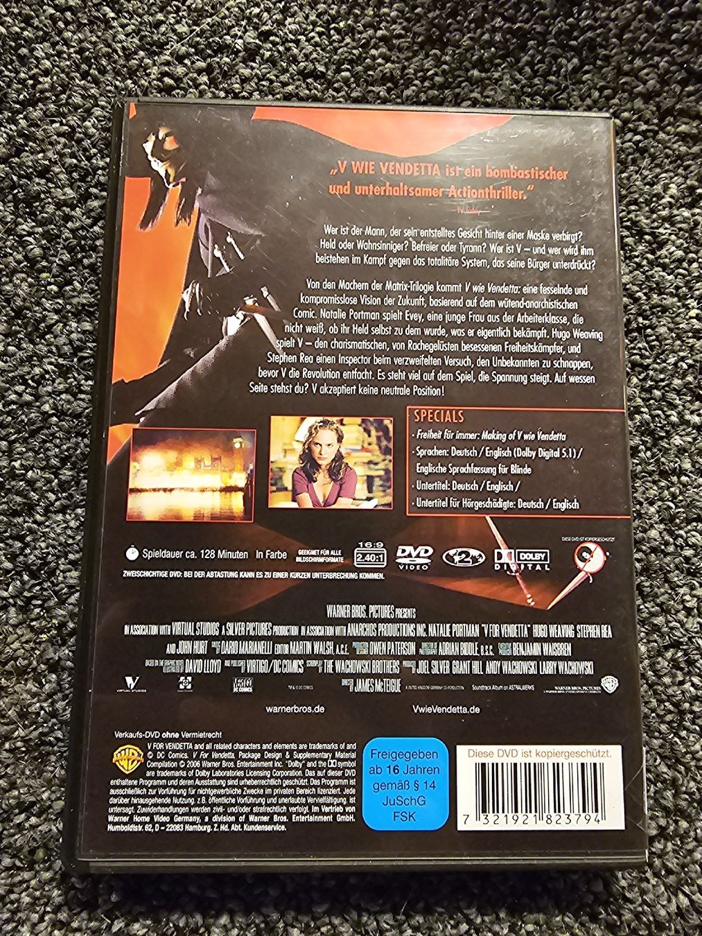 Tutti i DVDs: V wie Vendetta DVD(20454) – Usato da Ruswil venduto da jan_bxl5 1