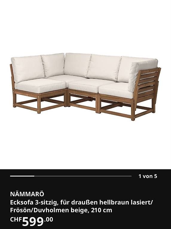 Ikea Divani: Äplarö Ikea Balkon Lounge – Usato da Basel venduto da nn_70 3