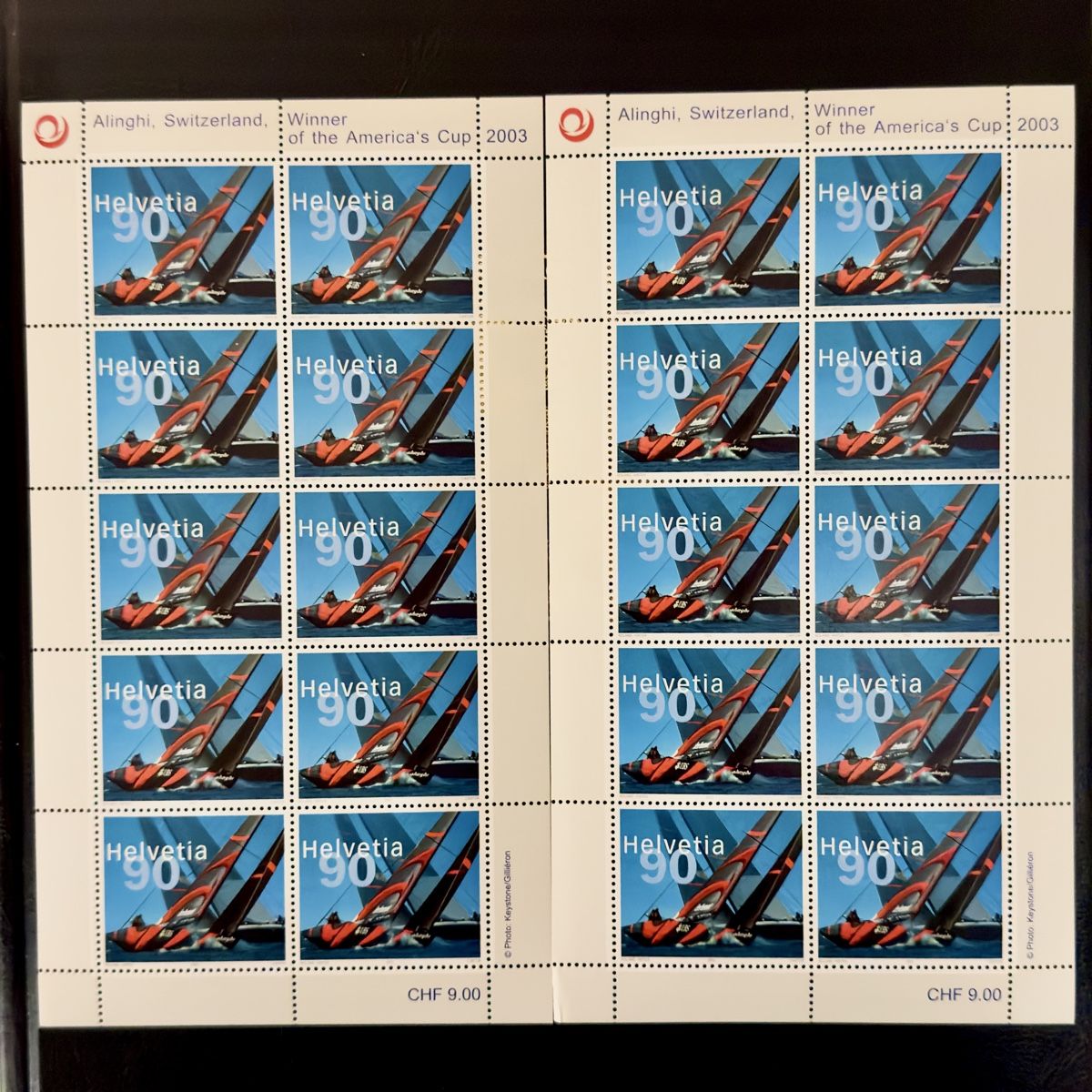 Tutti i francobolli: Frankatur CHF 100.- postfrische Bogen – Nuovo (secondo la descrizione) da Glattbrugg venduto da Artos67