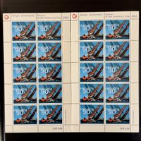 Frankatur CHF 100.- postfrische Bogen