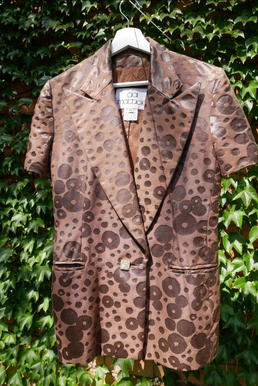 Jacken: Vintage Gai Mattiolo self patterned evening blazer jacket – Gebraucht aus La Tour-de-Peilz von dAutrefois