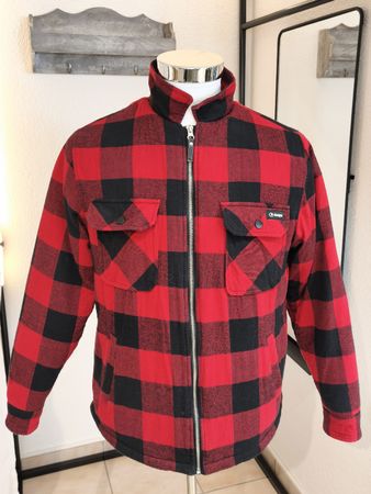 Sherpa Outdoor Jacke kariert rot schwarz Grösse S neuwertig