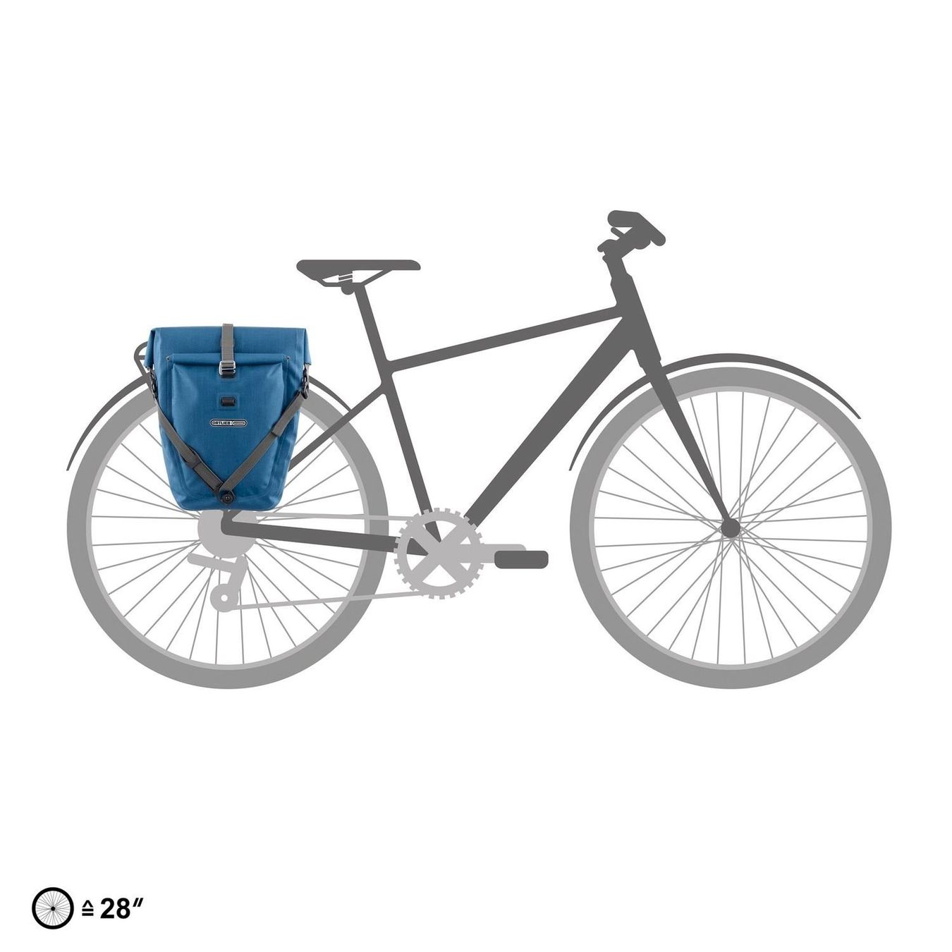 Ortlieb Borse: Ortlieb Back-Roller Plus 20+3L denim – Nuovo e nell'imballaggio originale da Bottighofen venduto da zaap 7