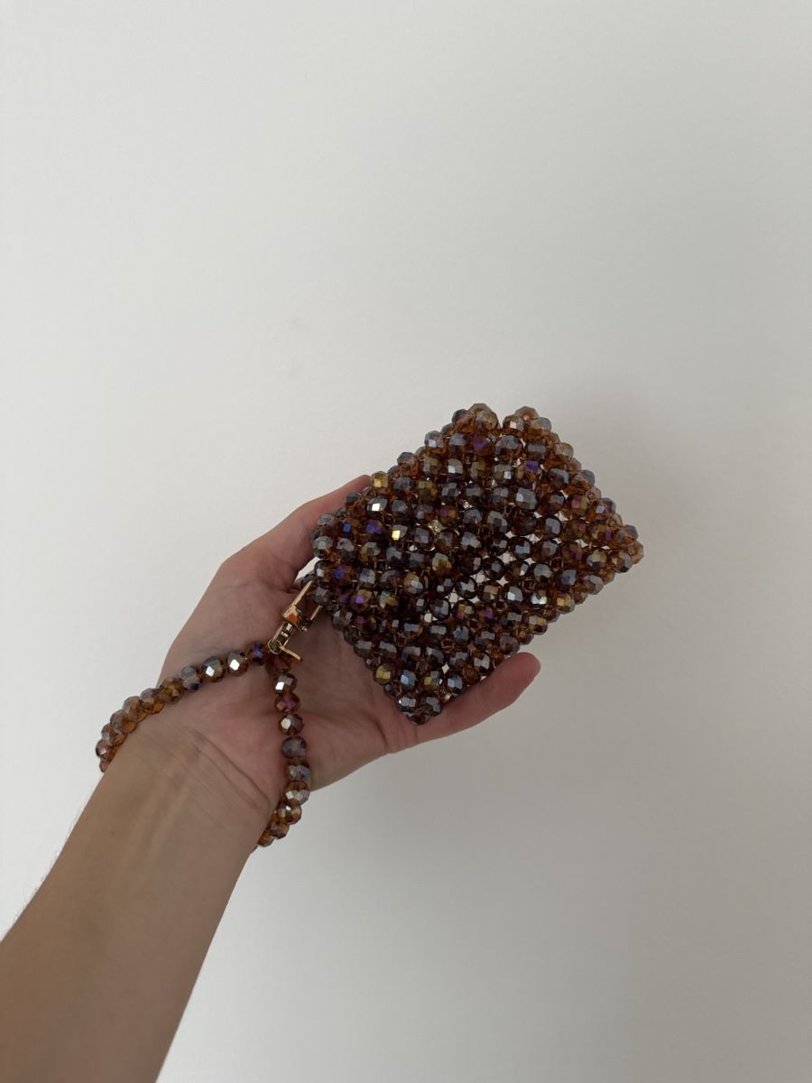 Borse da donna: Mini Perlen-Clutch von Bonnie Wild – Usato da Zürich venduto da db1992 1