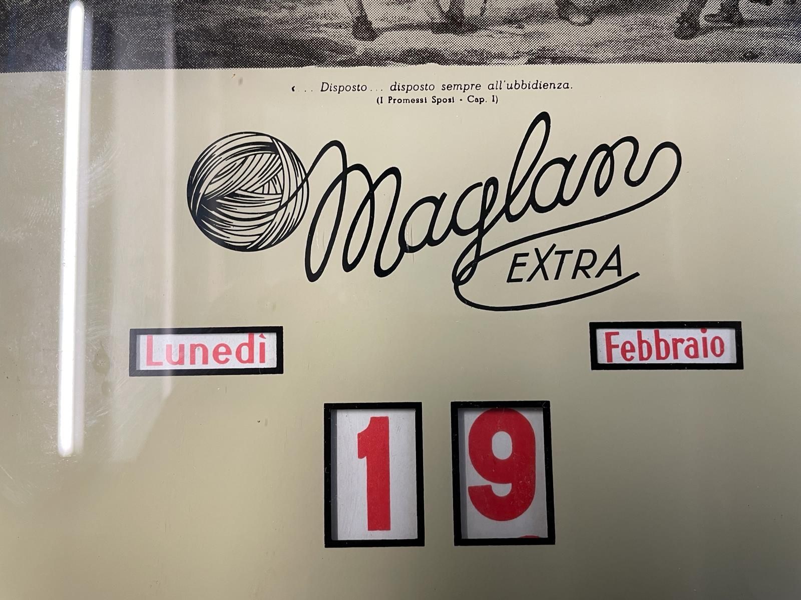 Calendari: Alter ewiger Werbe-Kalender, Maglan Extra, Wolle – Usato da Schwerzenbach venduto da Tamama 1