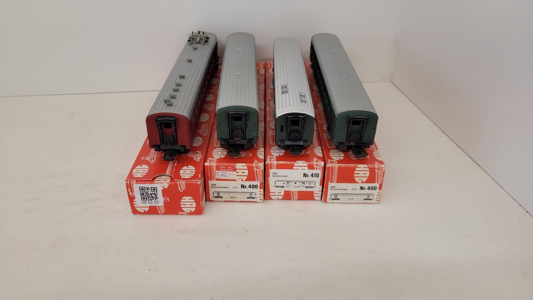 Hag Trains électriques: HAG 4er Set Spur H0 SBB Einheitswagen – D'occasion à Büsserach par ModellbahnDepot