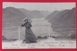 Monte S. Salvatore ; Sfondo di Porlezza