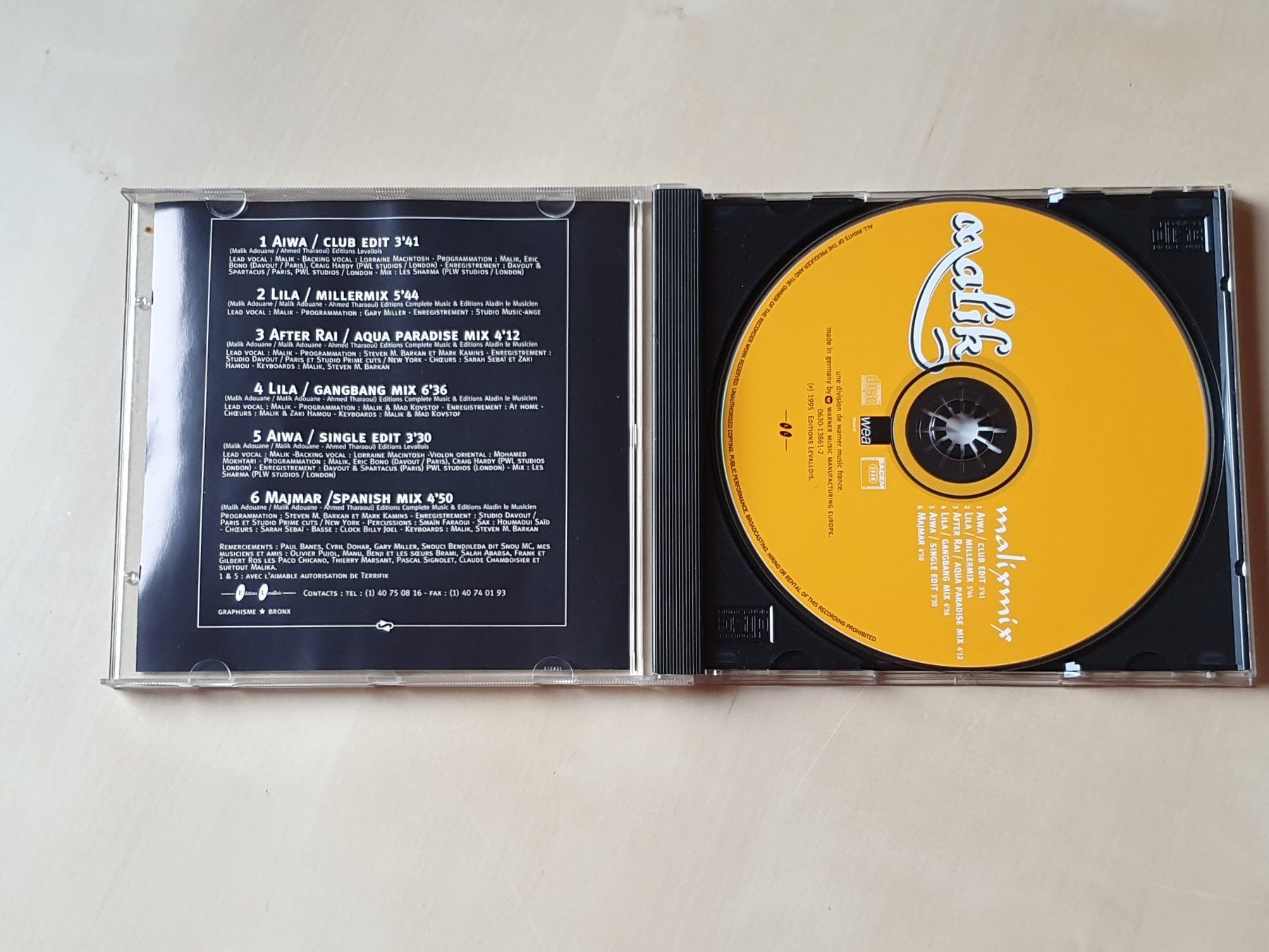 CD: Malik Malixmix – Usato da Stansstad venduto da collectorsshop 2