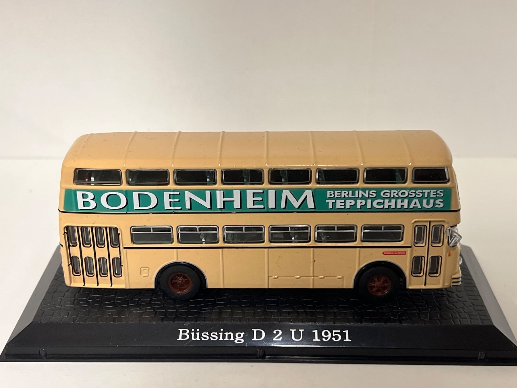 Modellini d'auto: Büssing D2U 1951 - Doppeldeckermodell 1:72 – Usato da Geroldswil venduto da TopTrain54 1
