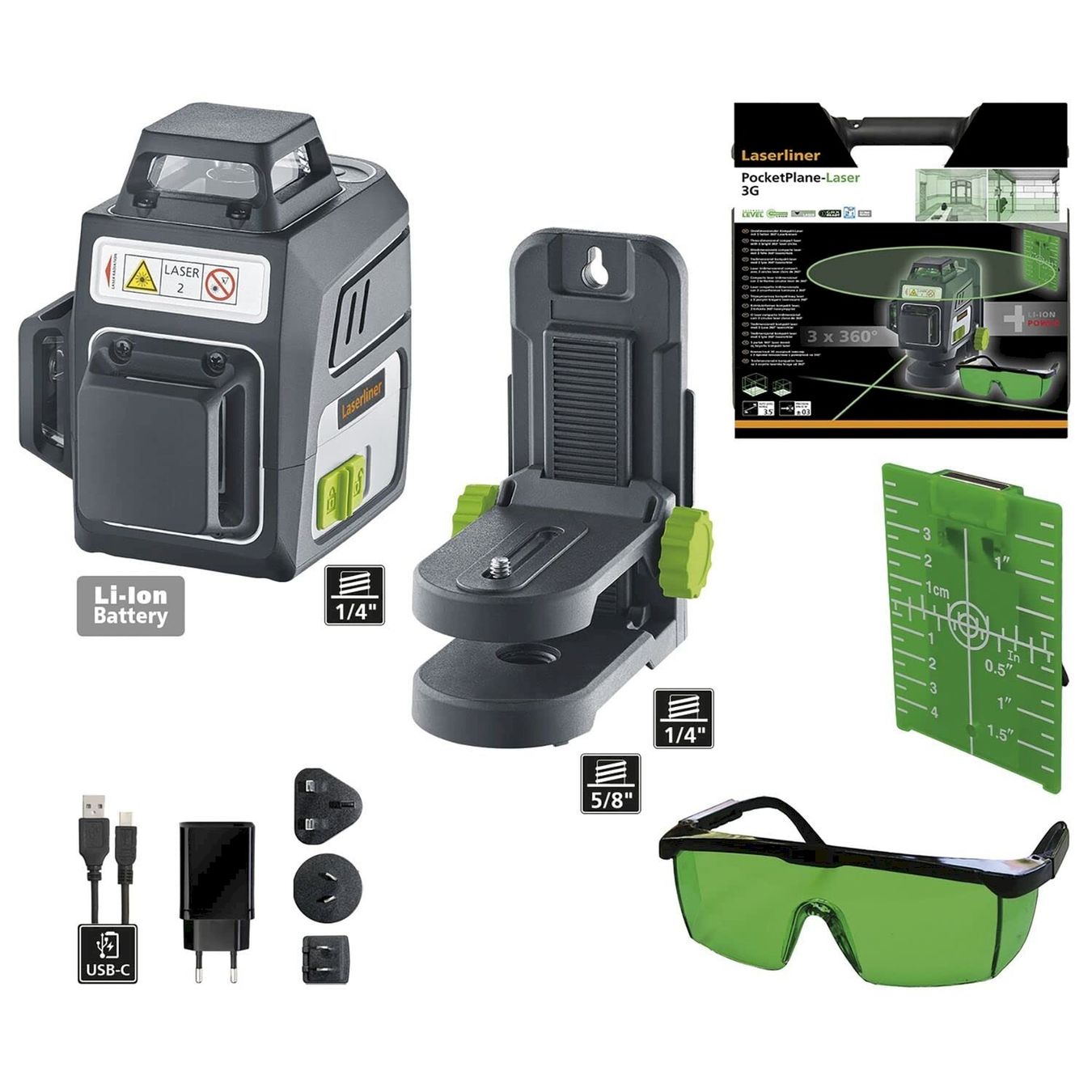 Laserliner Misurare: Laserliner PocketPlane-Laser 3G – Nuovo e nell'imballaggio originale da Bottighofen venduto da zaap