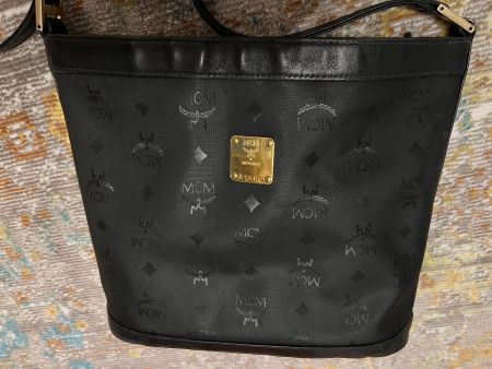 MCM Vinyl Tasche schwarz selten geworden