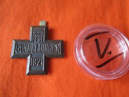 Abzeichen Schwingfest Gundeldingen ( Basel ) 1921