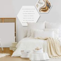 Hexagon 2er Set 55x47cm, 35x30cm (neu, UVP 155.00 Fr.)