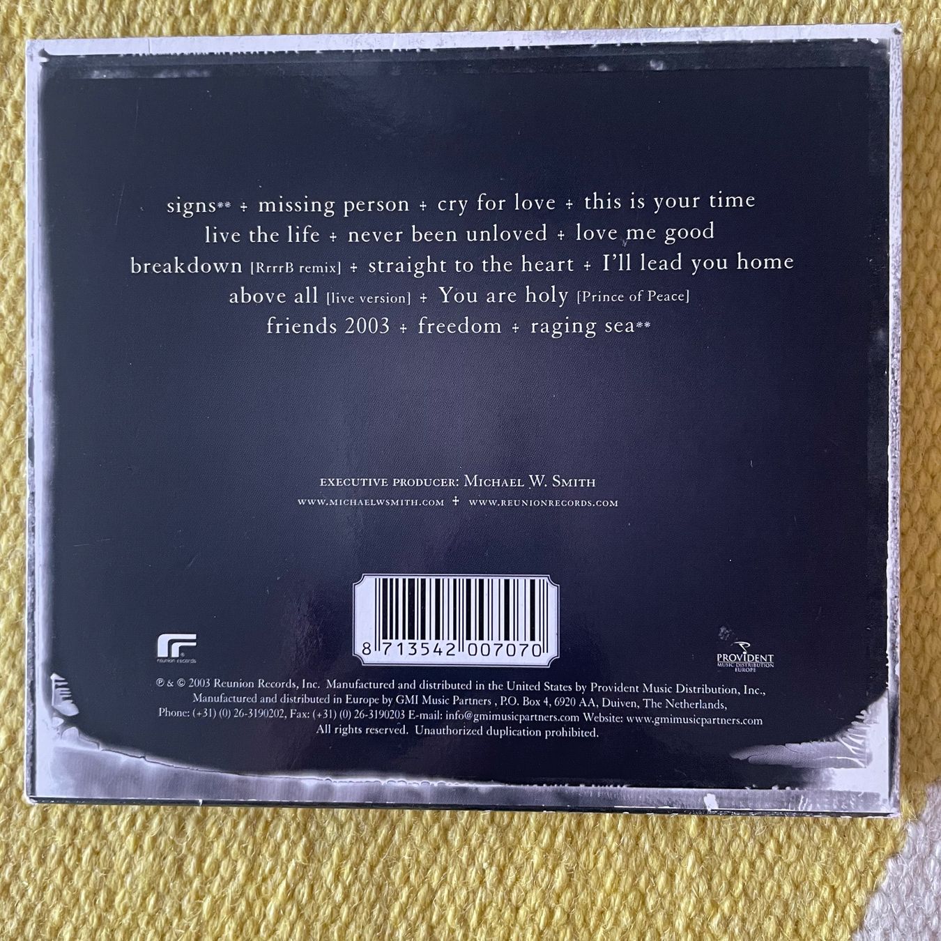 CDs: MICHAEL W.SMITH-CD+DVD SPECIAL EDI THE SECOND DECADE 93-03 – D'occasion à Rorschacherberg par CD-Roli 1