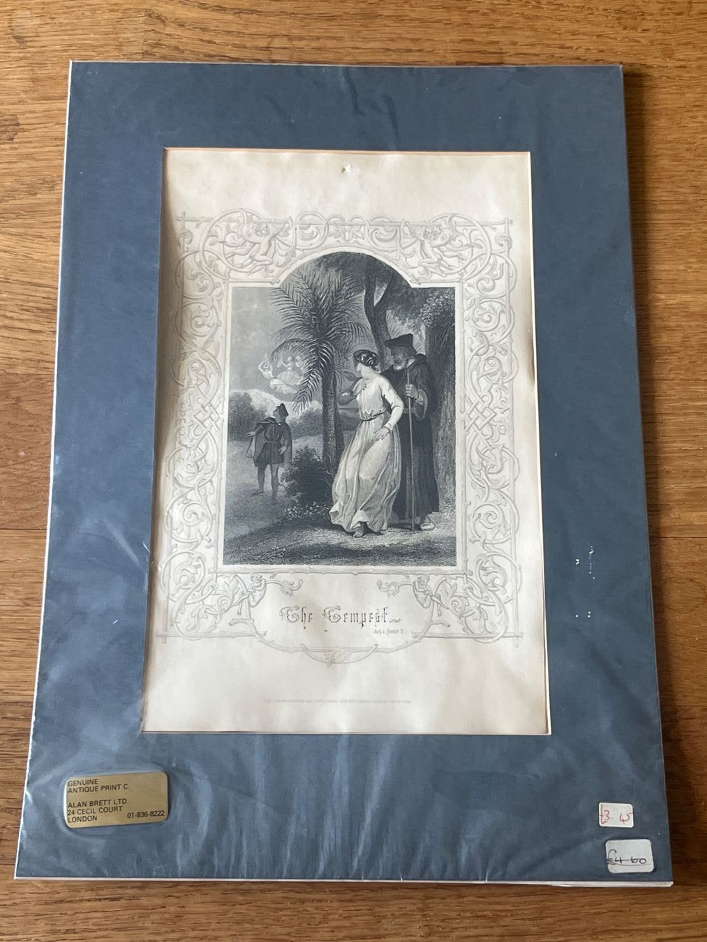 Foto & Immagini: Stahlstich - "The Tempest", Shakespeare, Act. 1, Scene 2 – Nuovo e nell'imballaggio originale da Luzern venduto da Jiggy_8898