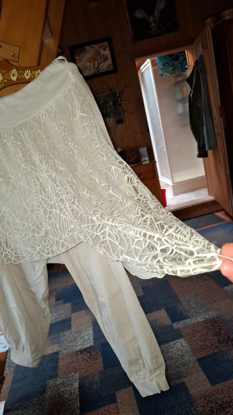 Pantalons: Haremhose Damen leichte Netzoptik – D'occasion à Plagne par Reticulum01 7