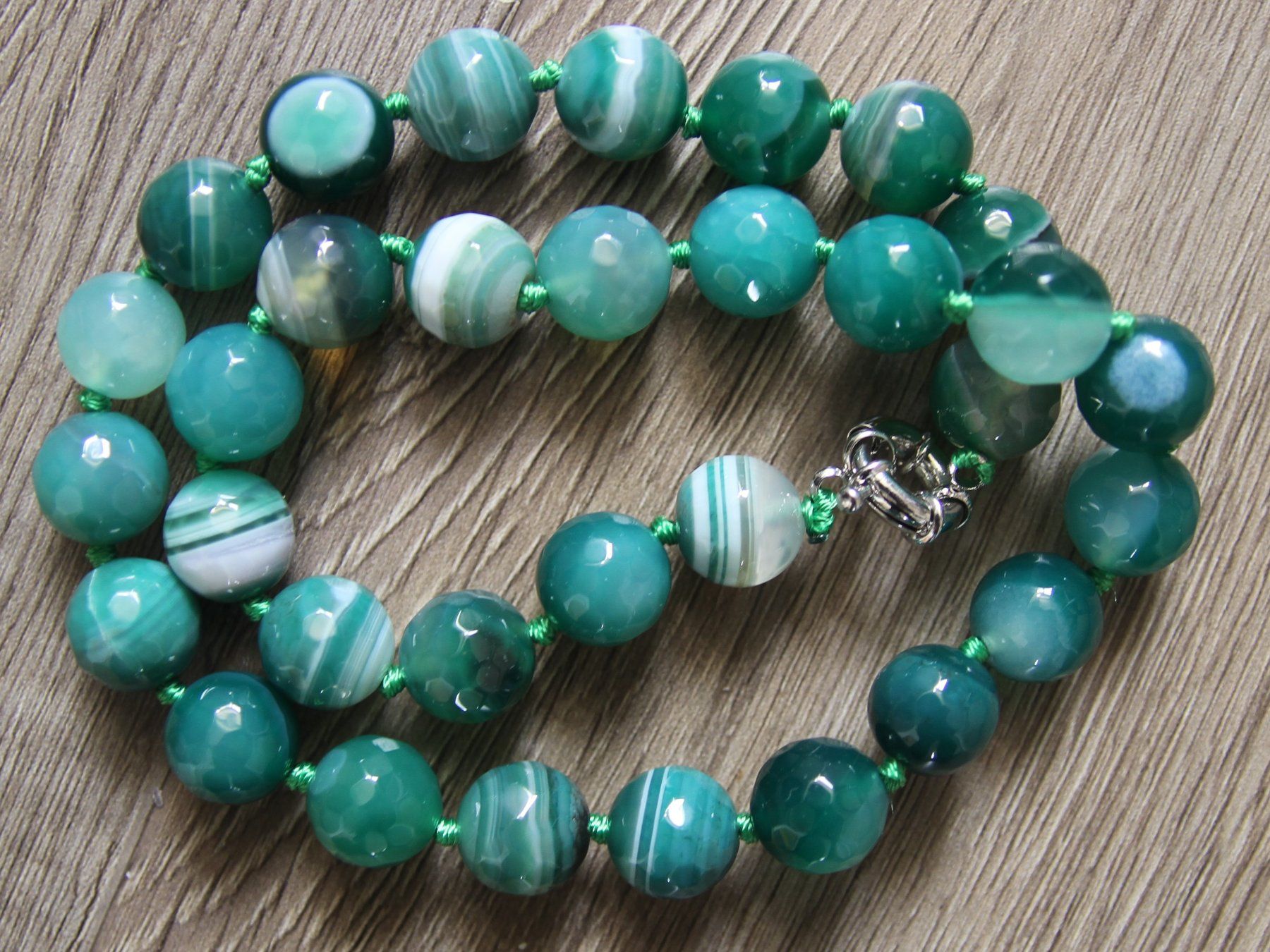 Ketten: Mega Achat Kette Collier Achatkette Edelstein Schmuck – Gebraucht aus Matten b. Interl von EdelsteineInterlaken 1
