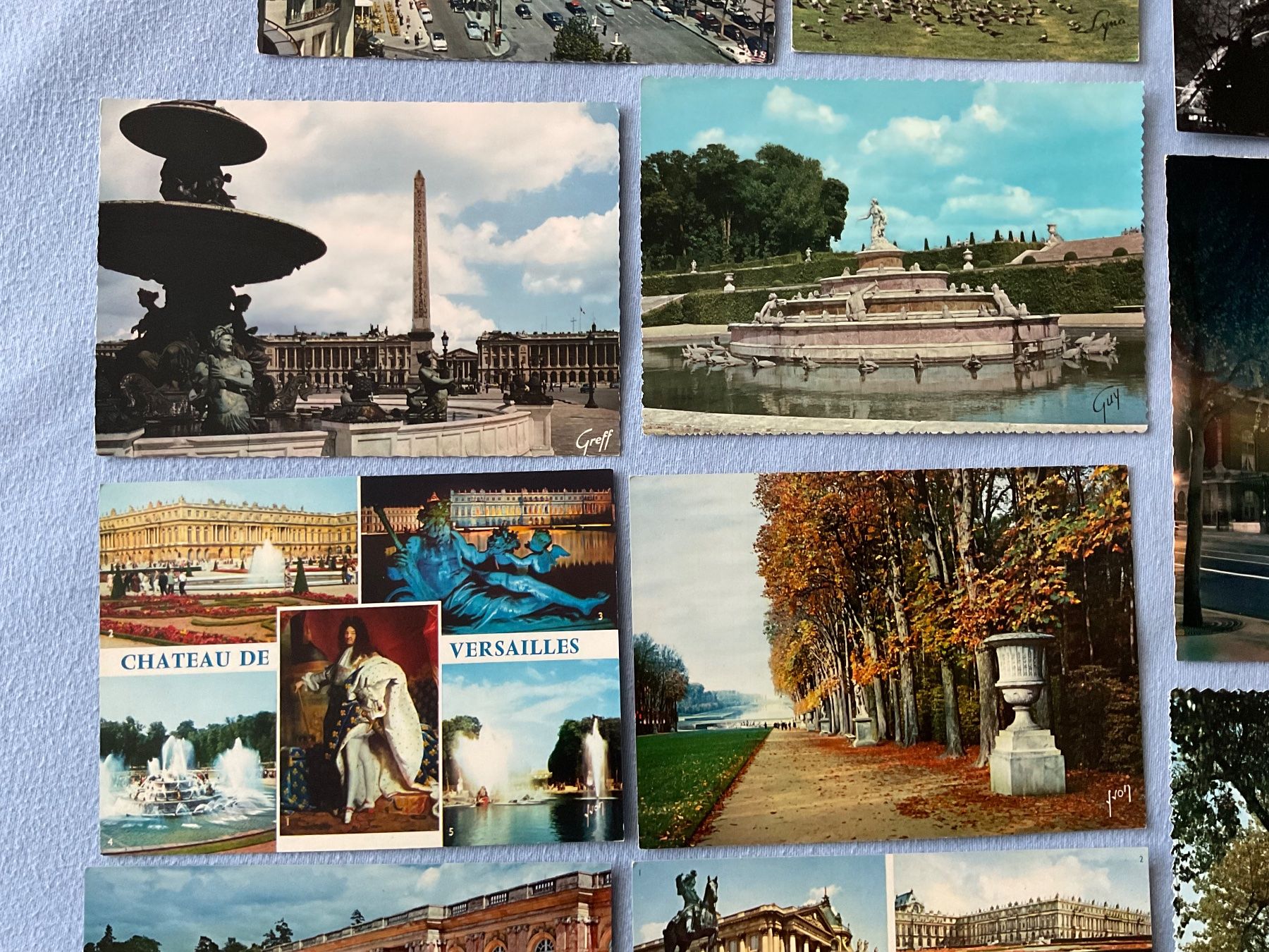 Cartoline postali: 14 AK ungelaufene Ansichtskarten Paris/Versailles – Usato da Zürich venduto da Tolima194 2