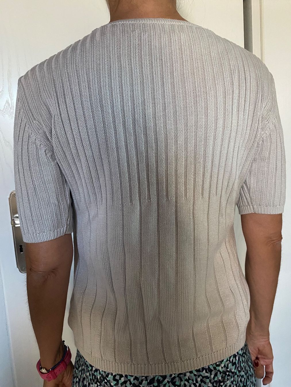 Top: Top und Jacke beige/hellgrau Grösse 36 – Nuovo (secondo la descrizione) da Altendorf venduto da Ga04 3