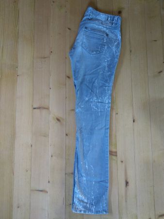 MOGUL Jeans distressed Strass Nieten Hose 40 42 y2k Vintage