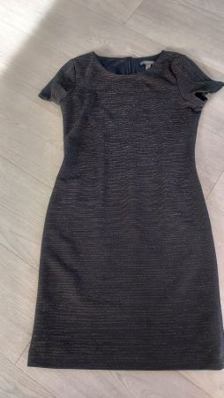 ESPRIT  Festliches Kleid   XS   schwarz mit Silberfaden