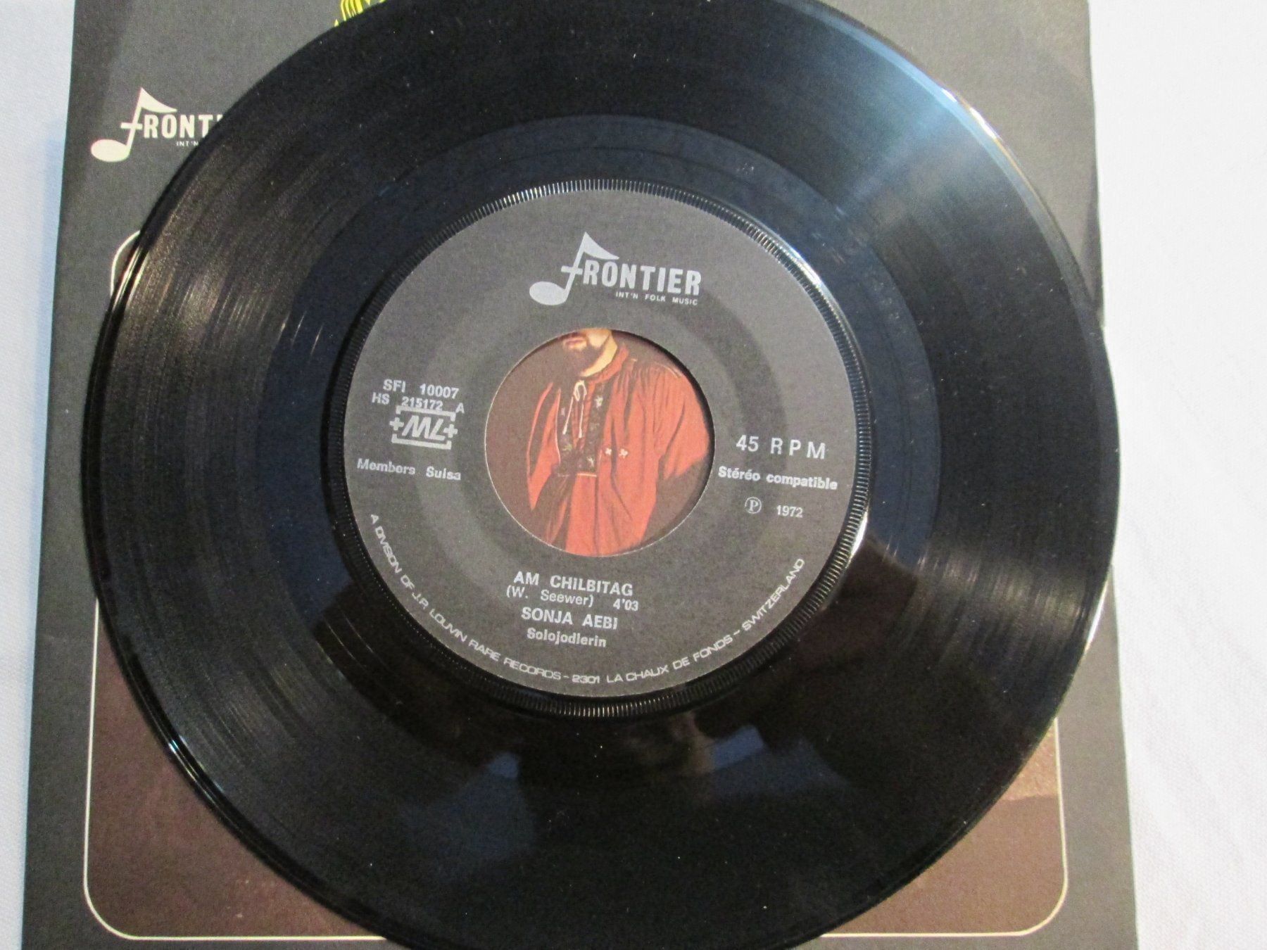 Schallplatten: Disque vinyle Sonja Aebi - Swiss Folk 45T – Gebraucht aus la Chaux-de-Fonds von Lampe 1