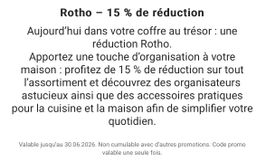 Rotho Gutschein -15% auf das Sortiment