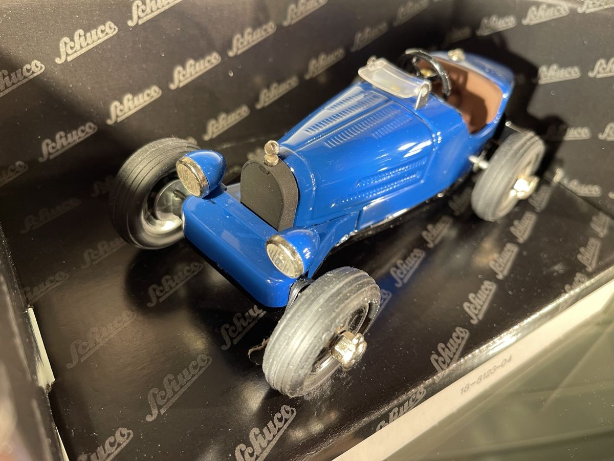Schuco Modellautos: Schuco Studio IV Bugatti blau, OVP, Nr. 01740 – Neu (gemäss Beschreibung) aus Siebnen von speedy63 5