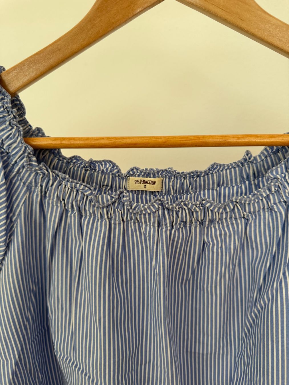Blusen: Sommer Bluse gestreift, Gr. S, Schulterfrei – Gebraucht aus Kriens von MeinKleiderschrank 3