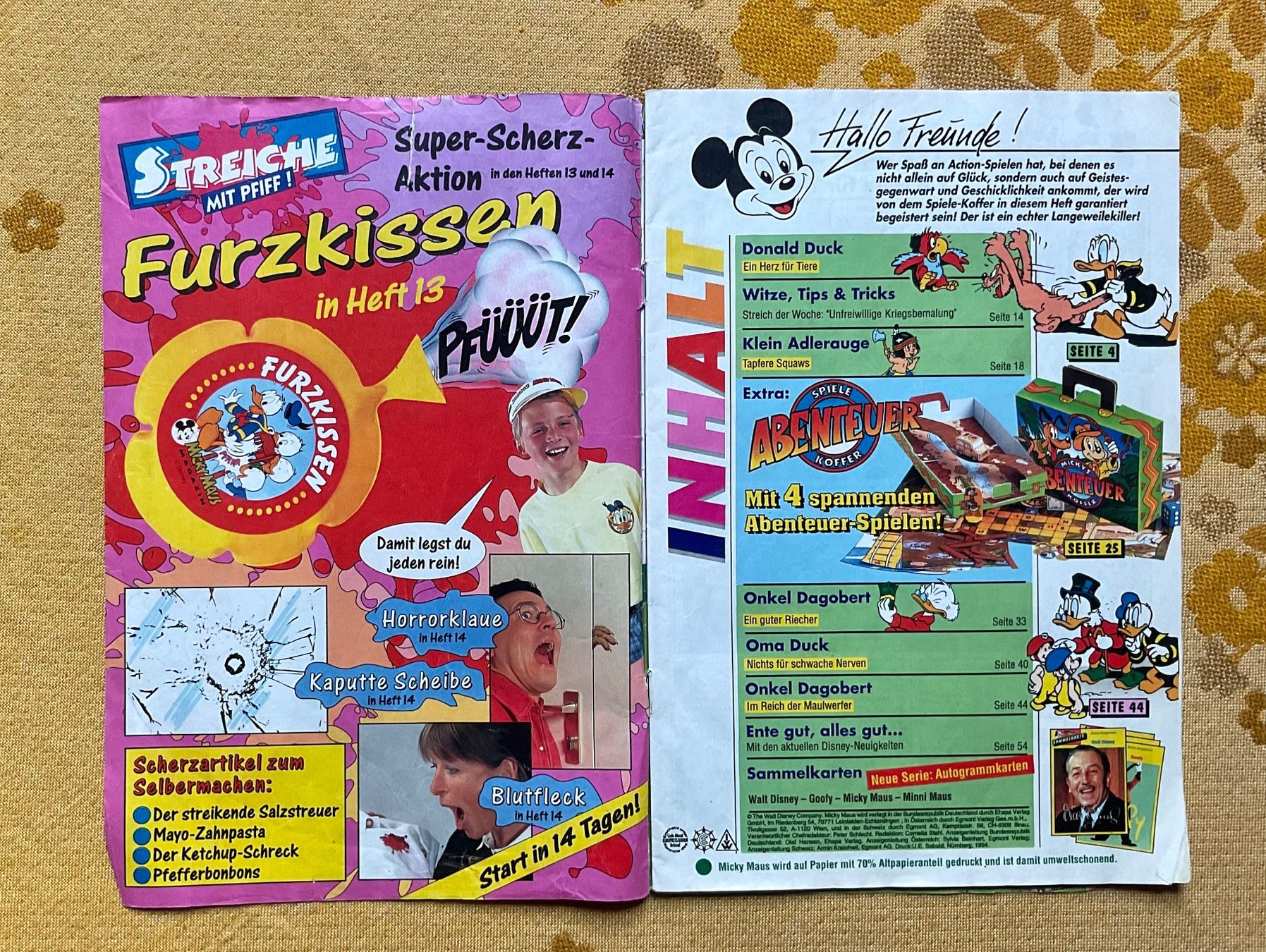 BD: Micky Maus Heft Nr 11 von 1994 – D'occasion à Endingen par nathan05 1