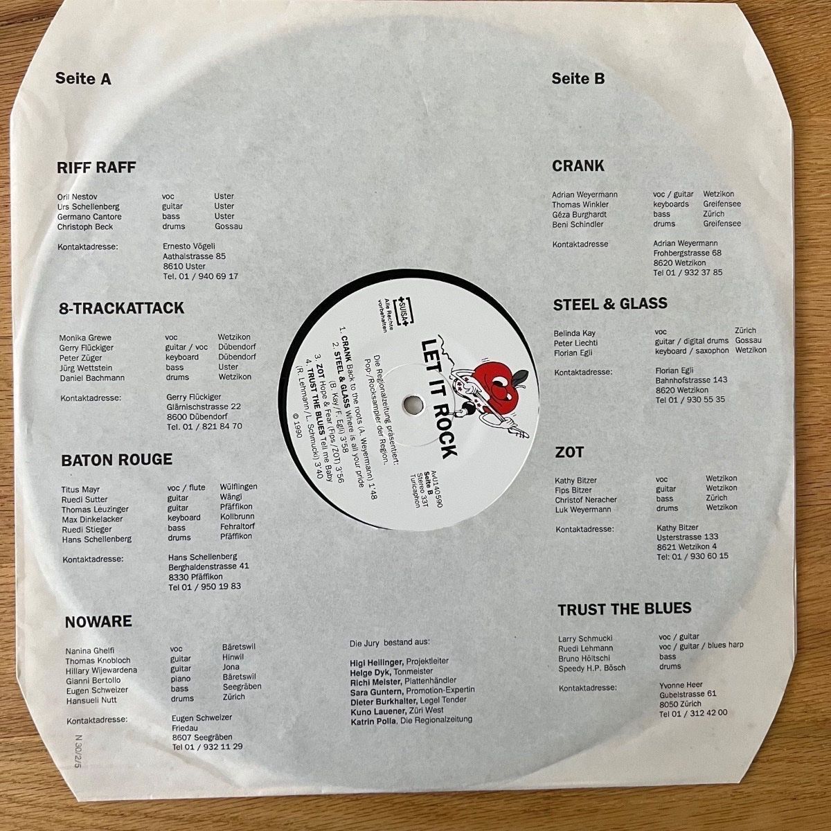 Schallplatten: Sampler - Let It Rock / 1. Swiss-Press. 1990 - TOP – Gebraucht aus Gais von soundcave57 3