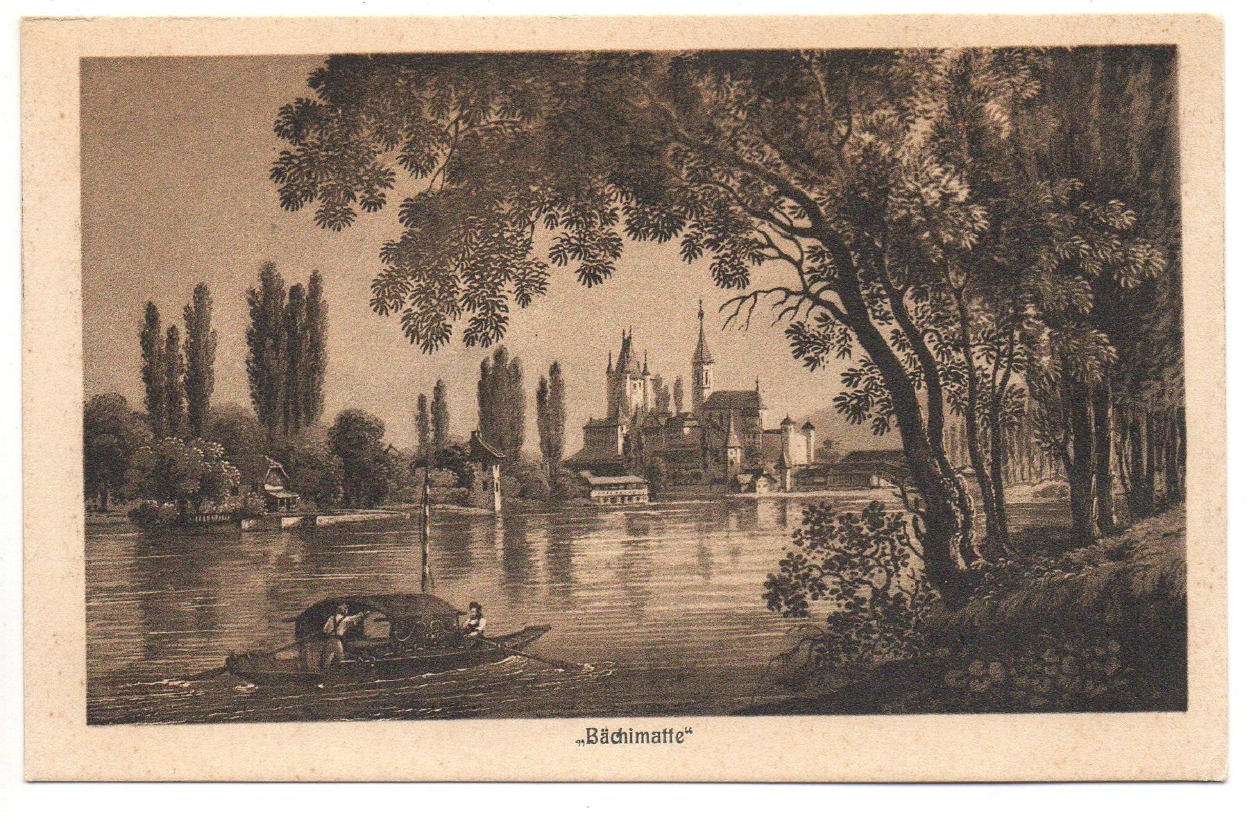 Cartoline postali: ALT-THUN Blick von der Bächimatt – Nuovo (secondo la descrizione) da Jona venduto da philajona