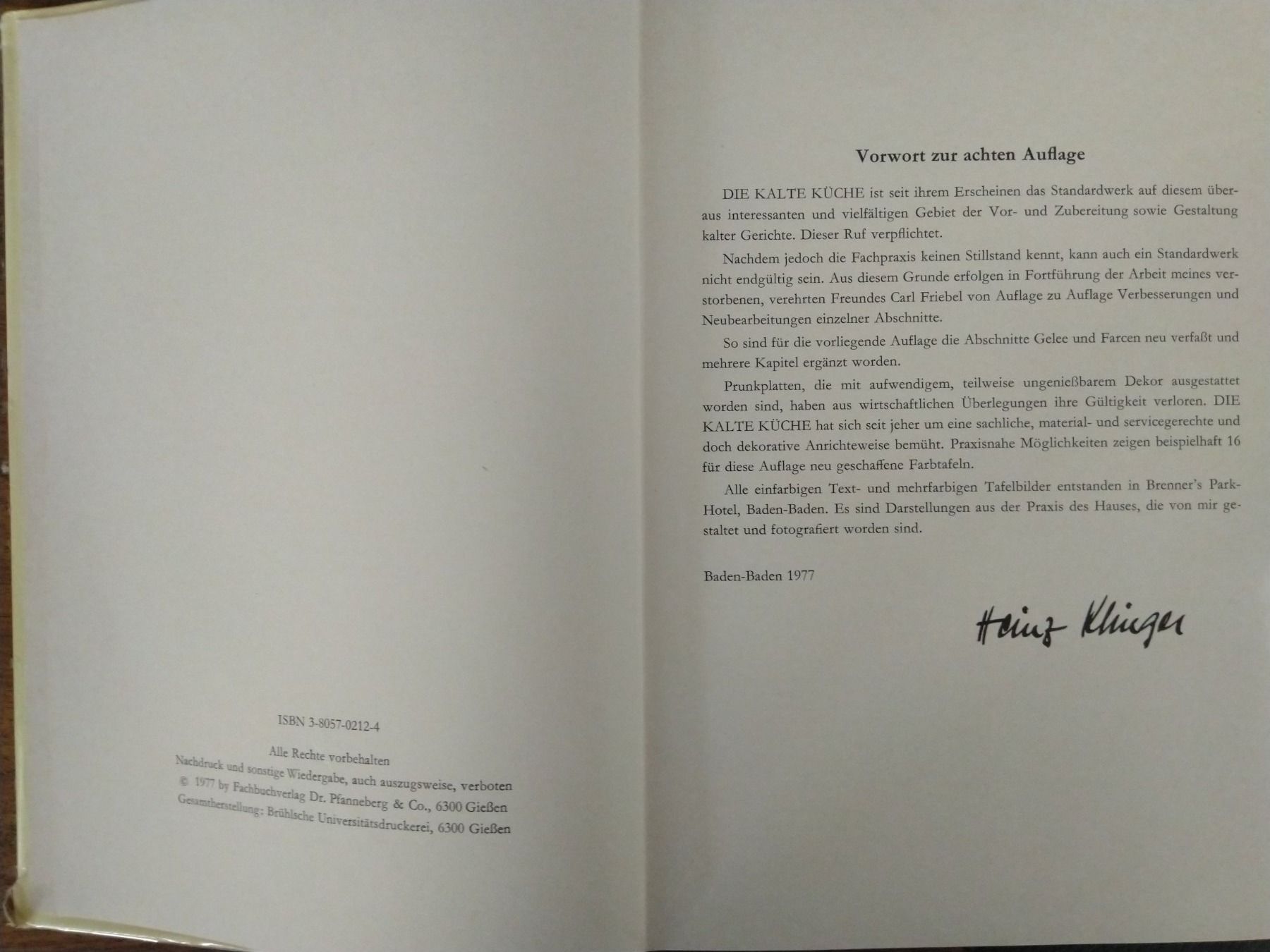 Libri: Die kalte Küche von Friebel Klinger – Usato da Rieden AG venduto da willy52 3