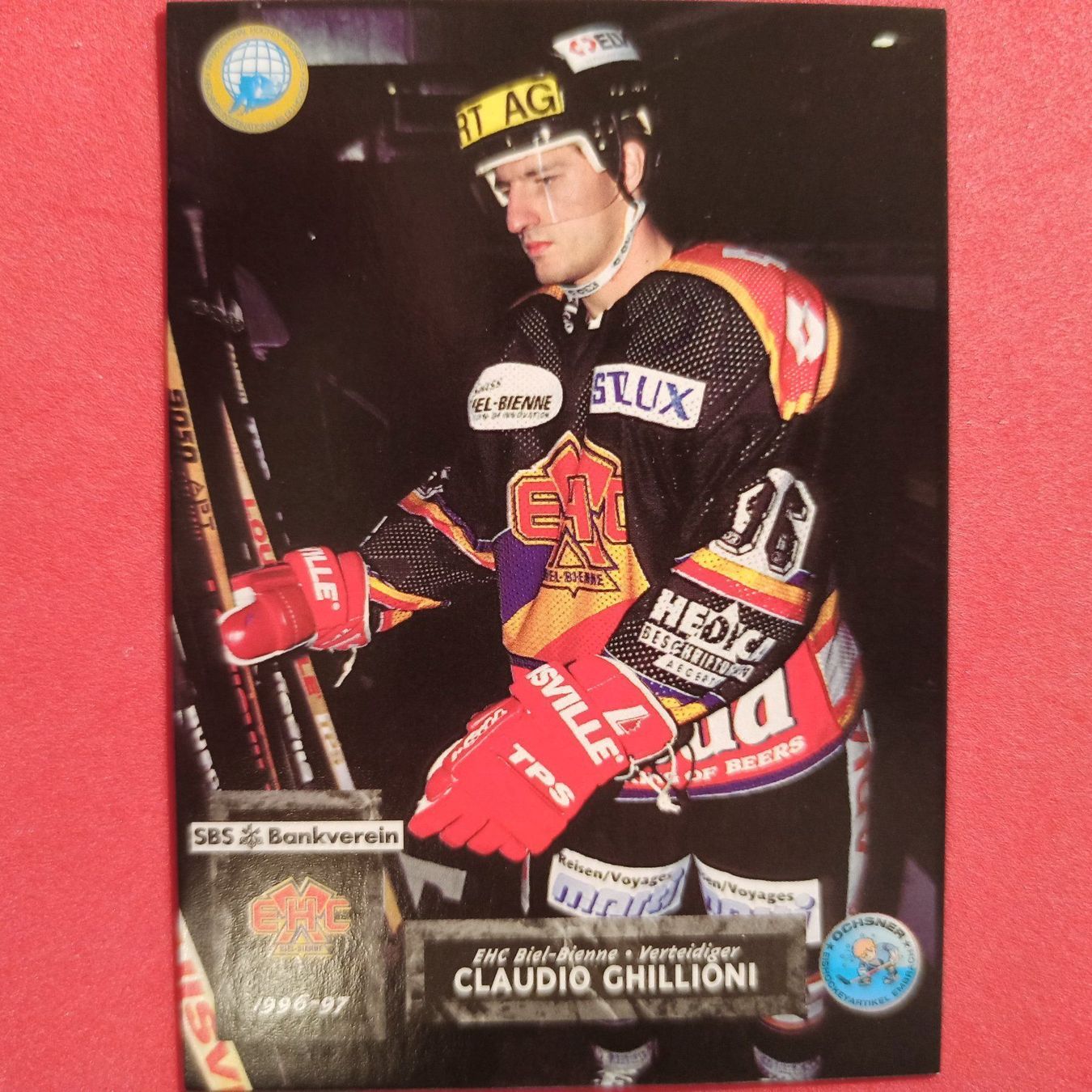 Sammelbilder & Trading cards: Claudio Ghillioni - EHC BIEL - 1996/97 – Gebraucht aus Dübendorf von kb86_MOVIE