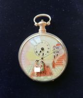 Rares Antike Erotische Taschenuhr Silber wert 1200.-