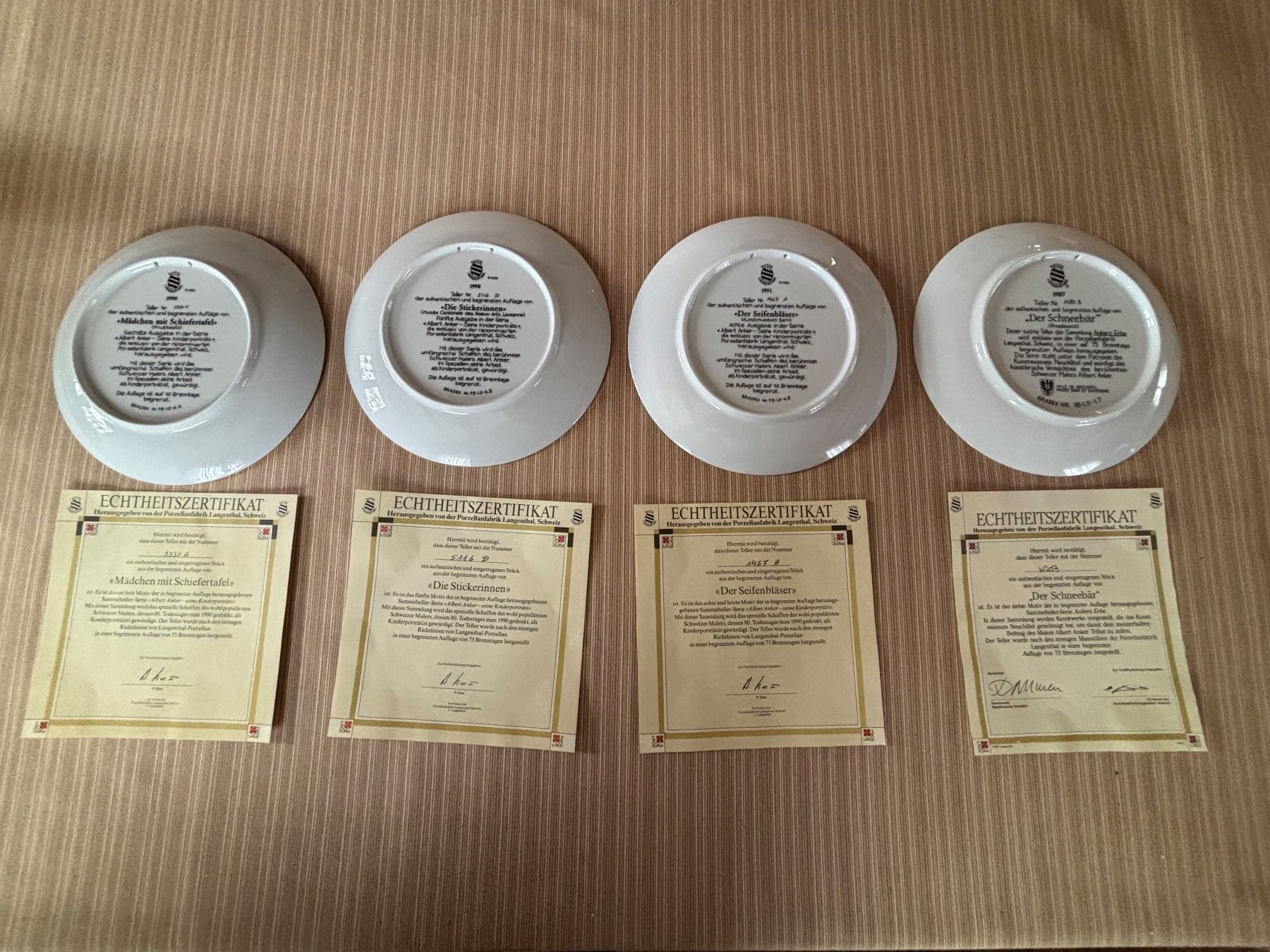 Assiettes: Sammelteller (Albert Anker) – D'occasion à Rickenbach Sulz par Naknek53 5